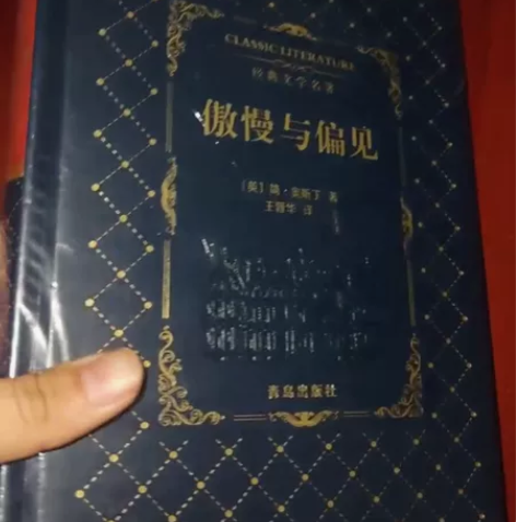 傲慢与偏见精装本文学小说书，青岛出版社，全...