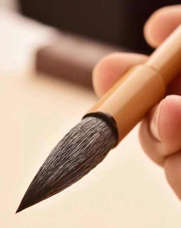 原价48一只买的纯兼毫,本来是送给一个书法...