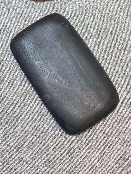 品名：水舷坑水波双边门子砚