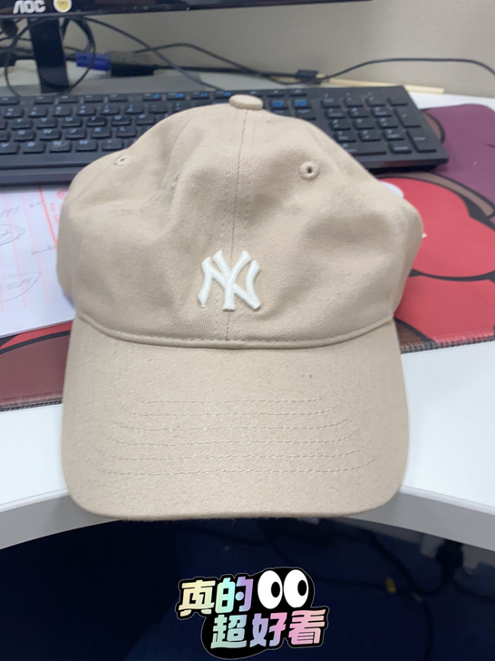 NY mlb MLB棒球帽子，杏色，32C...