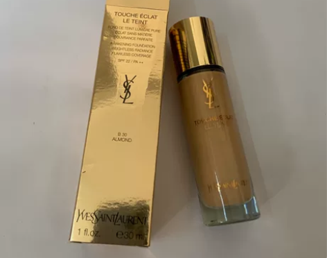 YSL圣罗兰粉底液b30明彩超模聚焦光感遮...