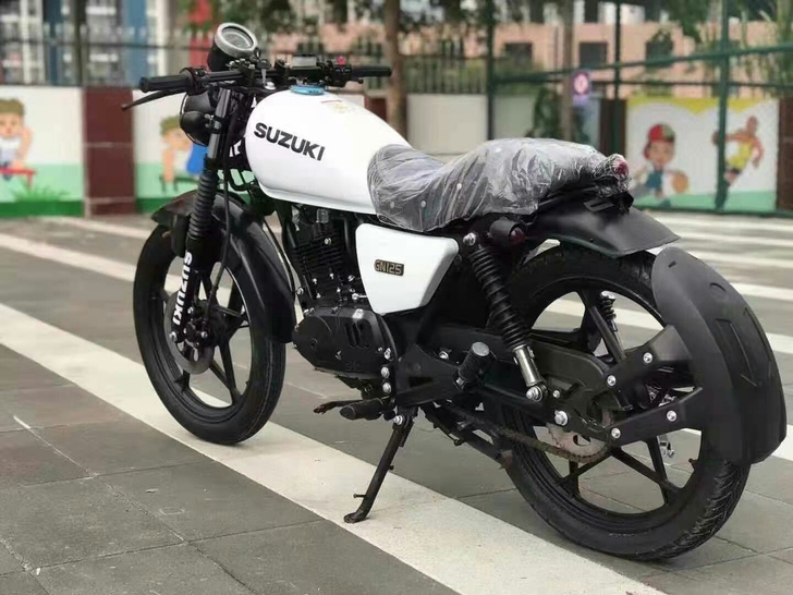 铃木复古125cc，原版原漆 成色自定义 ...