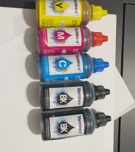 四色墨水买四瓶，送一瓶，黑色一共五瓶 感兴...