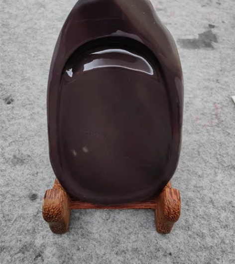 端砚 坑仔岩 有 蕉叶白 青花 实用小...