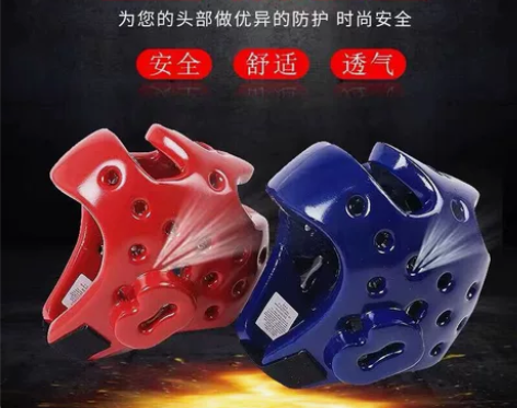 跆拳道护头全封闭面罩儿童比赛型帽子拳击护面...