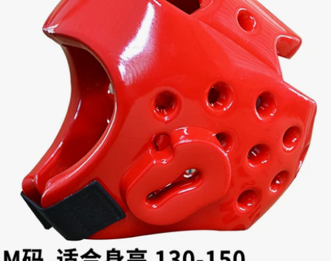 跆拳道护具护脸透明防护面罩空手道护脸护头头...