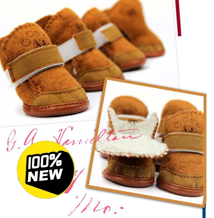 包邮狗鞋子宠物狗狗硬底户外泰迪比熊吉娃娃博...