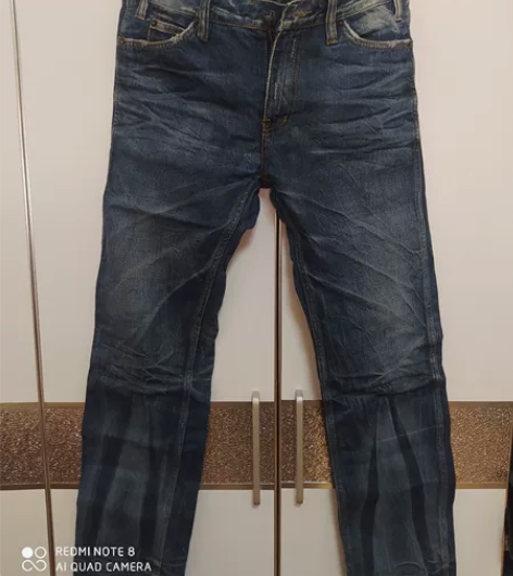 prodused牛仔裤  修身直筒  日系...
