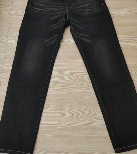 全新 美特斯邦威男士牛仔裤 黑色 修身中腰...