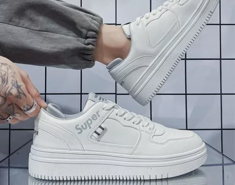 秋季男鞋透气防臭板鞋男潮流运动休闲潮鞋男士...