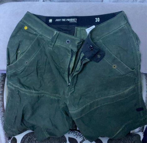 G-star做旧短裤 腰围30 感兴趣的话...