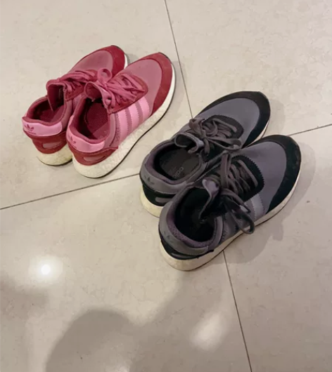 阿迪三叶草运动鞋 36.5，保证正品买了两...