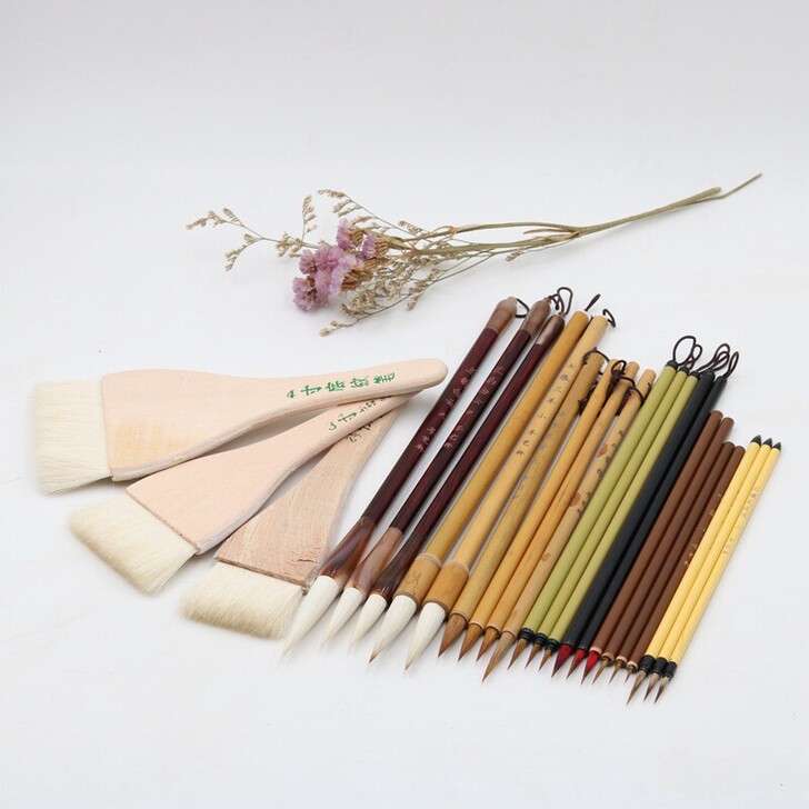 工笔画专业套装 毛笔套装 画画套装