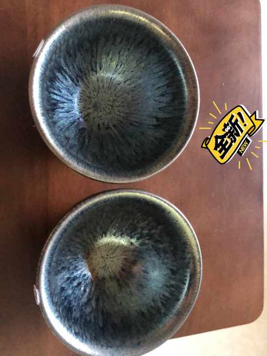 百花盏对杯，全新！无瑕有礼盒！闲置割爱放出...