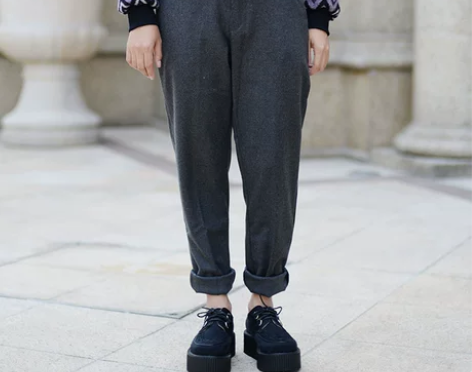 南西|2014秋冬新款复古宽松显瘦毛呢西装...