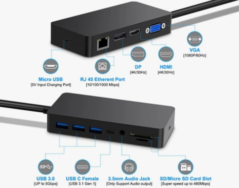 集线器 微软surface laptop ...