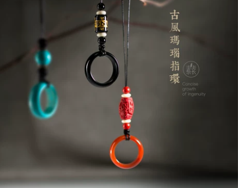 手机挂件挂饰挂绳吊坠玛瑙苹果指环吊环扣U盘...