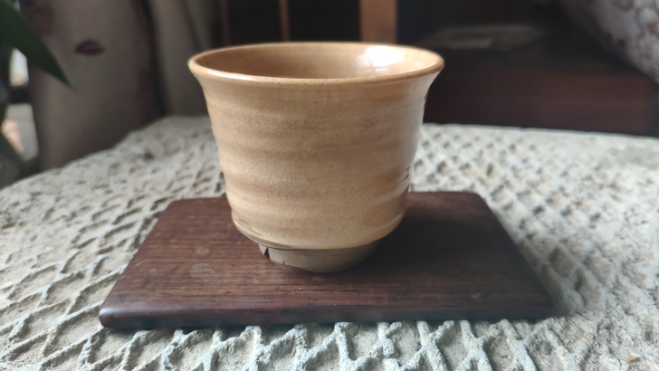 萩烧主人杯，明治至昭和早期萩烧鼻祖山县麗秀...