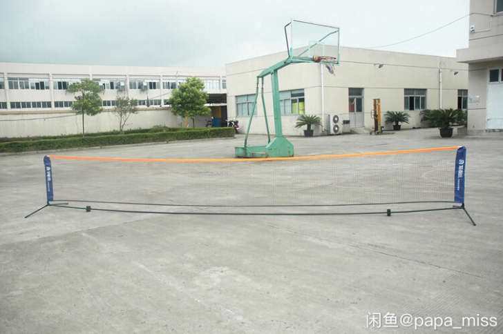 正品天龙Teloon便携式网球网架（带网）...