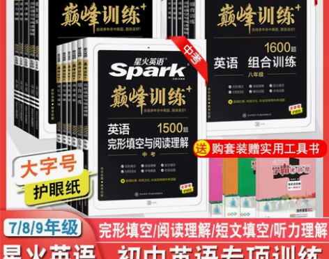 训练英语星火英语巅峰中考完形填空与阅读理解