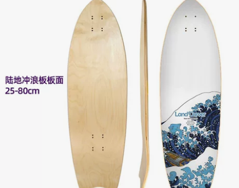 RARE ANT免蹬陆地冲浪板面滑板大鱼