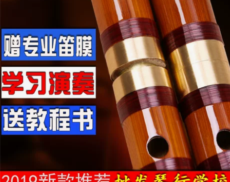 陈情笛子 竹笛乐器 送全套配件成人儿童 有...