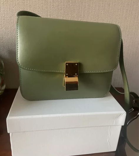 经典豆腐包小号，好看的绿色入实拍图，整体非...