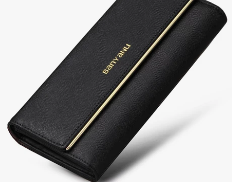 ?2020新款女士钱包长款真皮大气手拿包时...