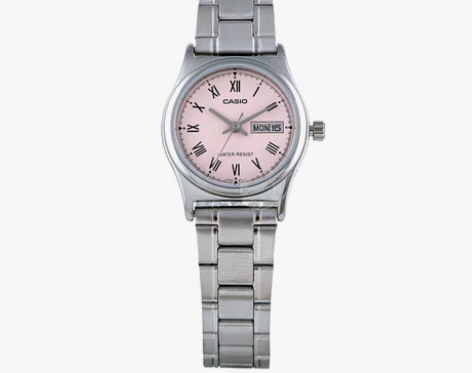 Casio/卡西欧手表女 樱花粉学院风甜美...