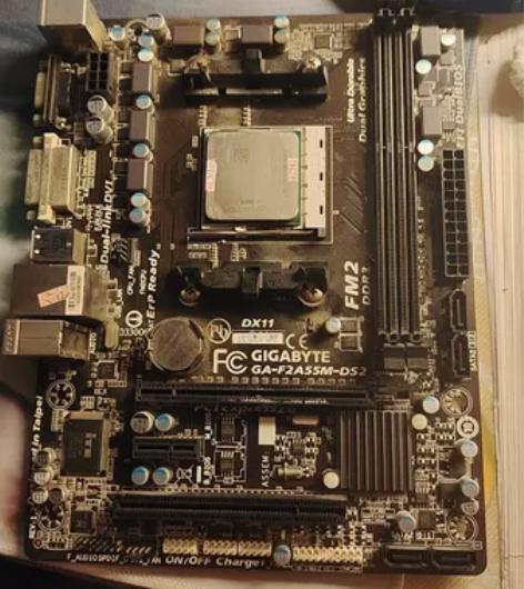 技嘉FM1 a55 功能正常无暗病 支持a...