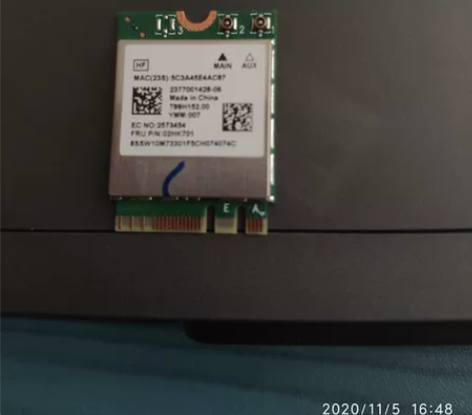 笔记本网卡，联想小新pro13换ax200...