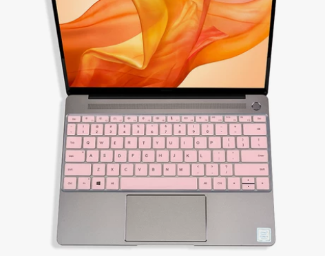 华为matebook14，粉色键盘膜 看清...