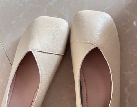 单鞋奶妈鞋宽头鞋珍珠鞋 全新包邮!39码数...