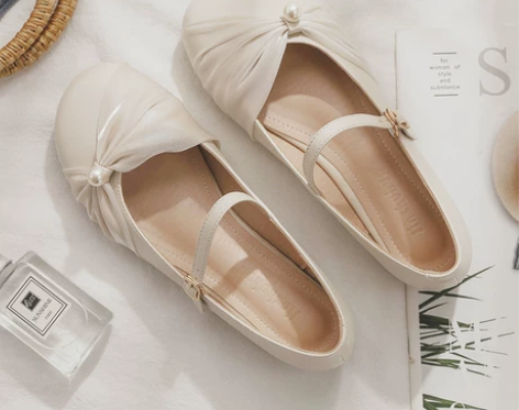 玛丽珍鞋2022年夏季新款浅口平底配裙子仙...