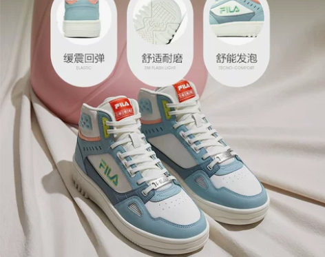 斐乐篮球鞋女鞋高帮运动鞋休闲板鞋鞋子球鞋