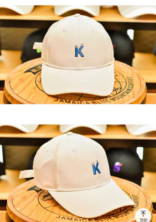 字母K刺绣棒球帽TRENDTALKS棒球帽...