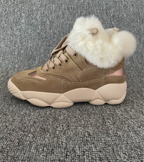 骆驼女童鞋老爹鞋休闲学生跑步鞋系带厚底运动...