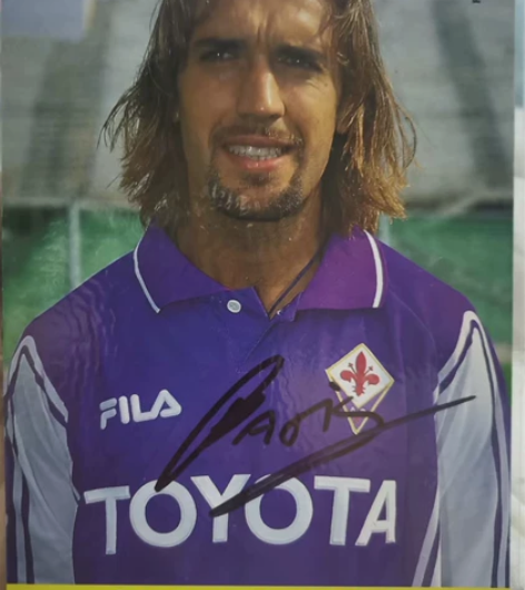 巴蒂亲笔签名官卡，特别少见，佛罗伦萨时期。...