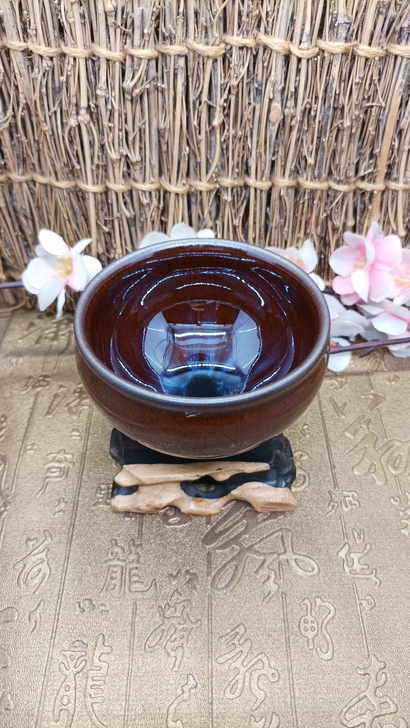 【品名】玫红敛口