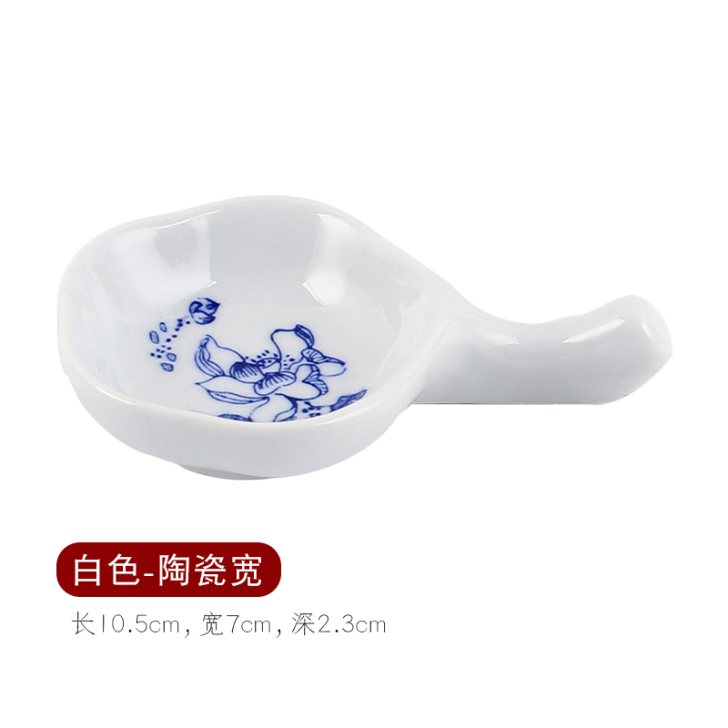 书梁墨蝶多功能陶瓷毛笔架笔洗笔搁水碟文房四...