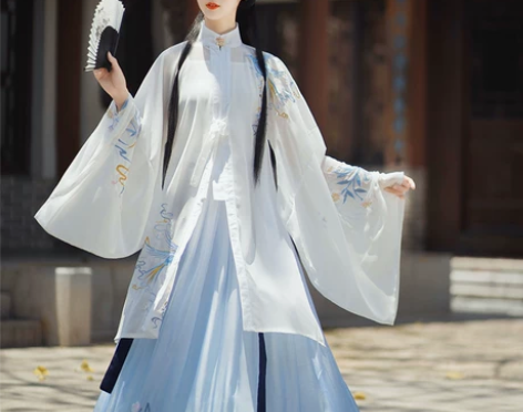 【国货大赏价】千韵岗汉服女夏季明制立领中国...