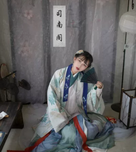 正版司南阁汉服绝版东篱全套交领衫裙古装古风...