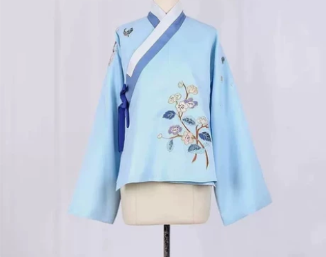 司南阁 风回雪 传统汉服女 春秋绣花明制袄...