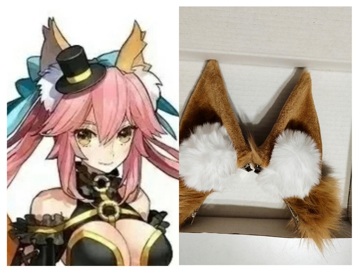 【兽耳】玉藻前cos耳朵小刻兽耳接单 [厚...