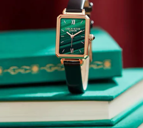 Lola Rose罗拉玫瑰 小绿表手表女时...