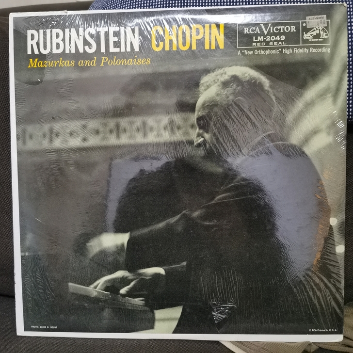 全新未开封 鲁宾斯坦演奏肖邦玛祖卡和波罗乃...