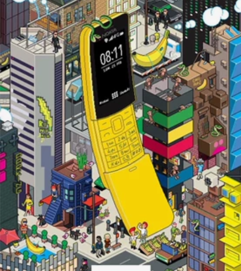 Nokia/诺基亚 8110 4G移动联通...