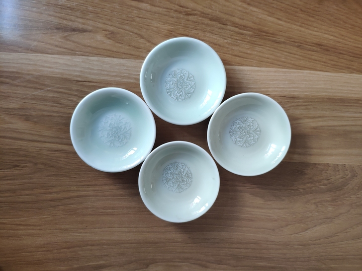 正宗鲁青瓷墨碟