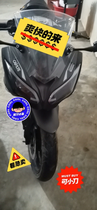 宝雕摩托 双缸250