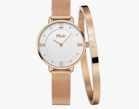 FILA斐乐手表女和手镯 九九新  佛系出...